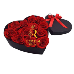 Box de 12 Rosas Rojas regalo Clásico