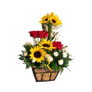 Canasta Alegre y Romántico para Sorprender