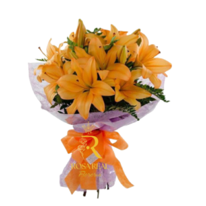 Bouquet de 10 lilium frescos