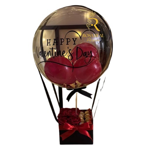 Box con Globo y Chocolate El Detalle Perfecto para Sorprender