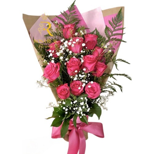 Doce Latidos de rosa rosadas