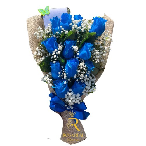 Escalera de Cielo y Sueños 12 Rosas azules