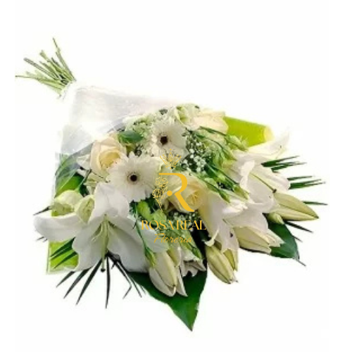 Ramo de Liliums, Rosas y Gerberas