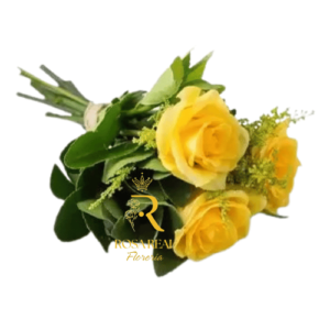 Ramo de 3 Rosas Amarillas