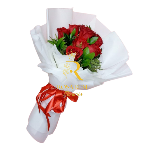 Ramo de 7 Rosas Rojas